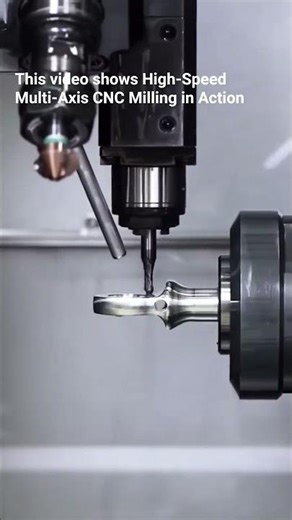 High-Speed Multi-Axis CNC Milling in Action