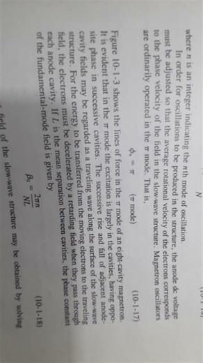 cyclotron angular frequency: mw X fd tubes