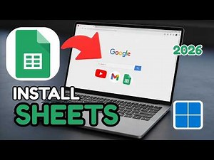 How to Install Google Sheets on PC & Laptop | Windows 11/10 Desktop App 2026 (Easy Method!)