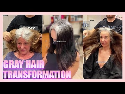 Witness the Unbelievable Gray Hair Transformation That has Everyone Talking!