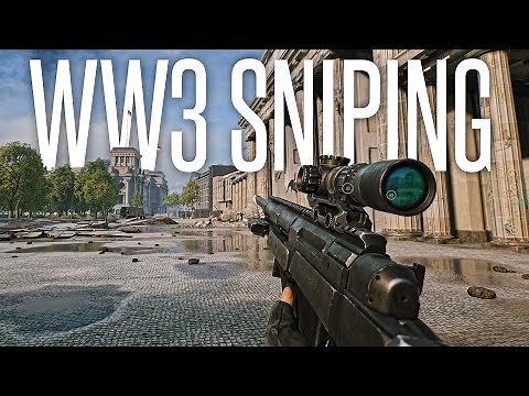 SNIPING WITH THE .338 G29 SNIPER RIFLE - World War 3 Gameplay