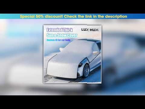 Editor’s Choice Enlarge Car Snow Cover 7-Layer Winter Windshield Snow Shield Windproof Waterproof C