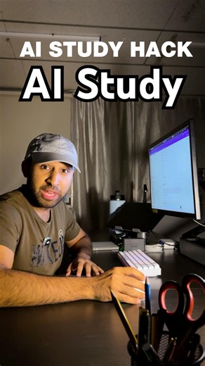 using AI in study hack🤖📚 #study #ai #motivation
