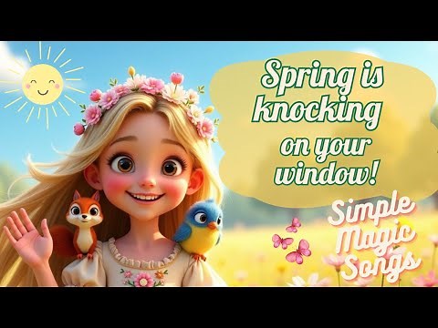 🌼 Spring Is Here — Happy Song for Kids About Nature and Sunshine | Little Tunes