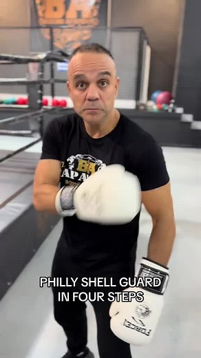 Philly Shell guard in 4 steps 🥊 #boxingforall #fitness #selfdefence #fyp #foryou