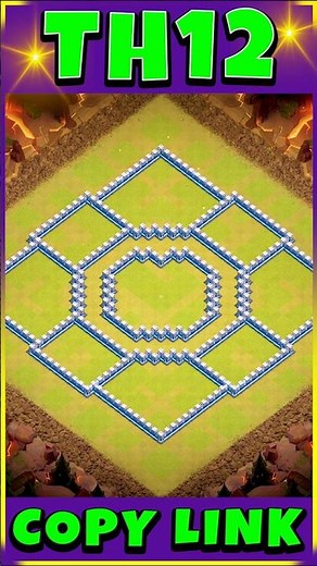Unbeaten TH12 WAR + CWL Base Layout 🔥Clash of Clans