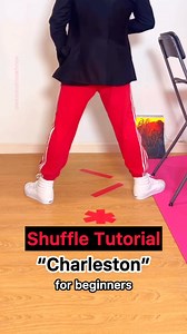 110K views · 9.6K reactions | Shuffle tutorial for beginners. Modern Charleston step. #howto #shuffle #charleston | Aleksandr Ivakhnov | Facebook