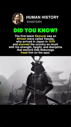 This African Became A SAMURAI #history #facts
