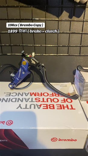 Brembo Brake and Clutch Setup for Bike Modification