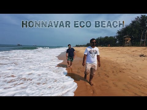 Honnavar ECO Beach | EP01: Hidden Waterfall Bath & Eco Beach Adventure | Kannada Vlog