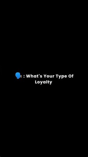 "What Is YOUR Type of Loyalty? 🔥 (Test Your Squad!)" #shorts #loyalty #subscribe