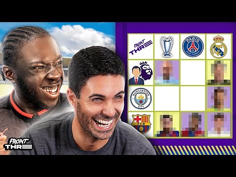 We played FOOTBALL TIC TAC TOE against MIKEL ARTETA (and he TROLLED us) 🤯!