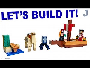 LEGO Minecraft 2024 The Pirate Ship Voyage 21259 Complete Build & Review