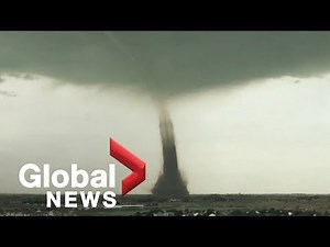 Time-lapse video shows tornado as it tears through Firestone, Colorado