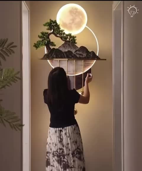 Creative Indoor LED Landscape Wall Lamp Decor