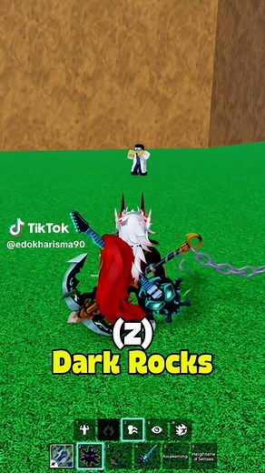 Dark Fruit Showcase in Blox Fruit Gameplay