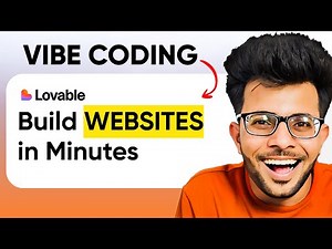 Lovable AI Tutorial for Beginners in Hindi | Vibe Coding Explained ✅ 🔥