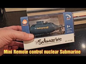 Mini Remote control nuclear Submarine NO. 777-586 in a pool