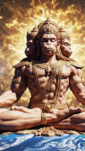 Bhoot Pishach Nikat Nahi Aave | Powerful Hanuman Status 🕉️