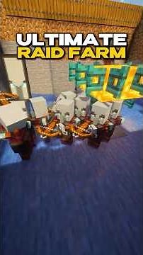Minecraft Raid Farm #minecraft #minecraftbuilding #minecrafttutorial