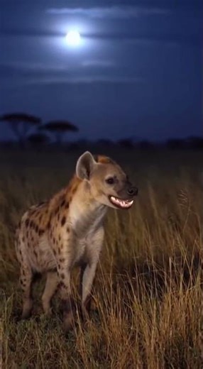 Epic Hyena Sound Laughing Vibes 😂🌙🦴
