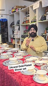 28K views · 366 reactions | WhatsApp 9953755855,9710151313 for orders 24carat Gold Plated Dinner set Available #24karat #faridabad #newsamratelectronics #viralinstagram #shopping #homedecor #news #viralreels #viralvideos #luxurydinnerset #goldplateddinnerset #dinner #dinnerset #dinnerplate #crockery #goldplated#crockery #shopping #store #onlineshopping #onlinebusiness #dubai crockery #maharajadinnerset | New Samrat Electronics | Facebook