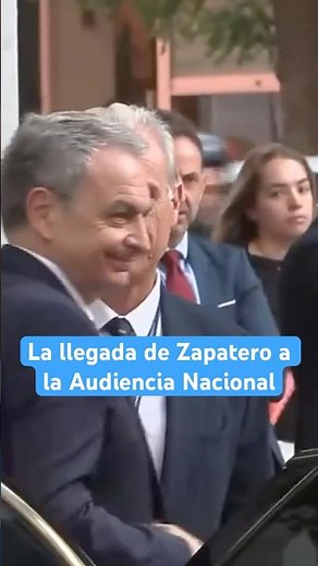 Zapatero's arrival at the National Court for his statement in the 'Plus Ultra case' #shorts