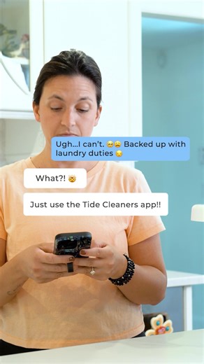 Your weekend just got lighter. 😎📱 Schedule your laundry in the Tide Cleaners app and spend your time where it matters most.