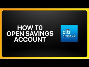 How To Open Citibank Savings Account Tutorial