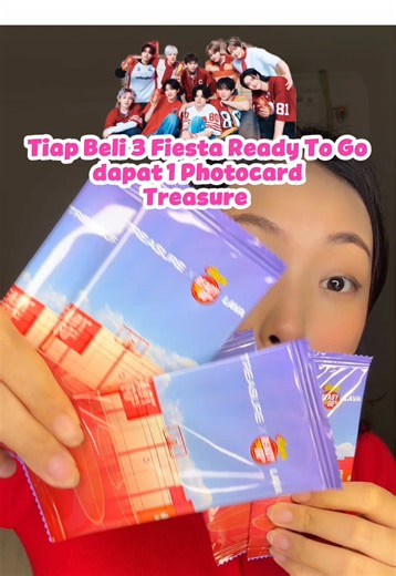 Replying to @halosemuaa KAPAN LAGI BISA DAPET PHOTOCARD EXCLUSIVE INII 🥳 #TreasureOnTheGo #FiestaReadyToGo #PhotocardTreasure