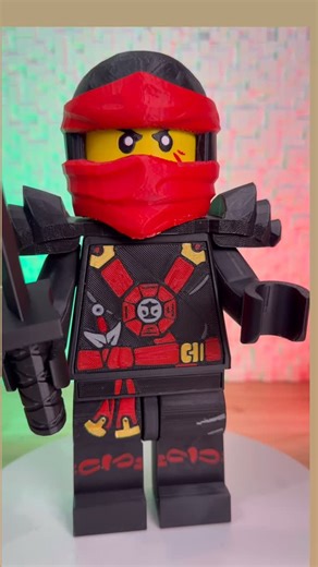 Melek on Instagram: "3d printed Ninjago Kai Lego#ninjago #kai #3dprinting"