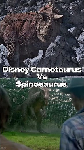 Disney Carnotaurus vs Spinosaurus