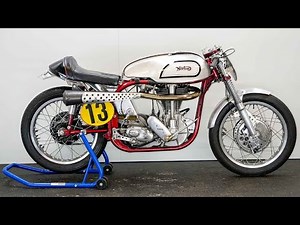 Norton Manx 1951 596cc - riding