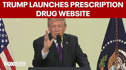 Trump announces launch of prescription drug website