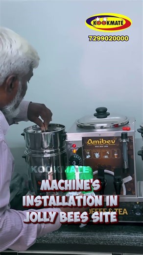 Commercial Kitchen Machines Install@Jolly Bees|Pulverizer,Coffee Tea Brewer & Idiyappam Machine Demo