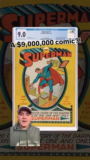The Crazy Story Behind the $9M Superman Comic