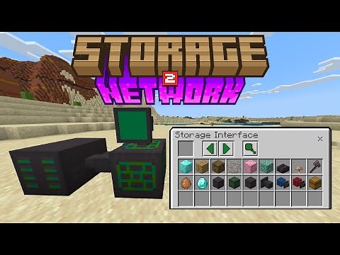 Advanced Storage Network 2 (MCPE) Bedrock Edition Free Addon/Mod
