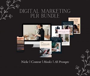 Digital Marketing PLR Bundle | Content Planner, AI Prompts, Canva Templates (digital Download) - Etsy Australia