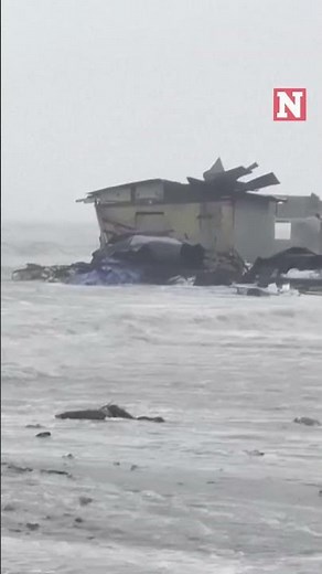 Streets Flood In Jamaica As Hurricane Melissa Makes Landfall