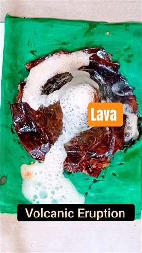 Volcanic Eruption|| Volcano working model#shorts.