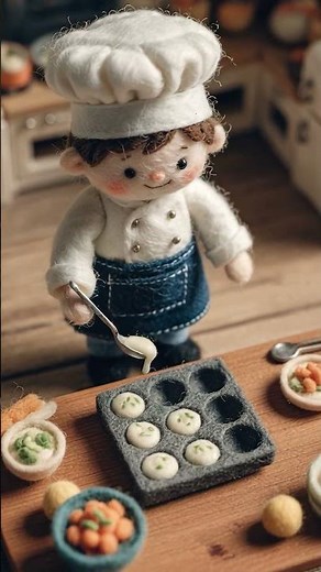 Cozy Miniature Cooking | Mini Chef Makes Tiny Takoyaki