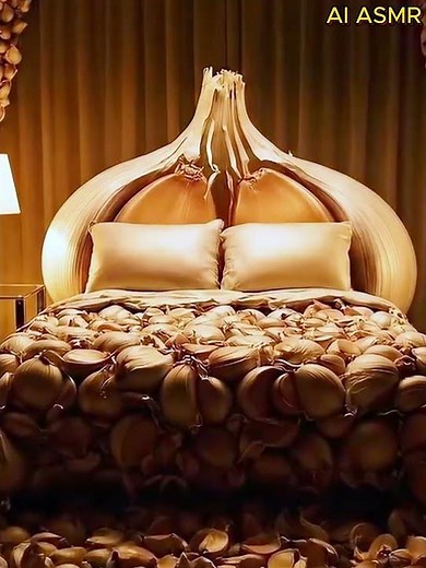 AI ASMR: Birth Month Vegetable Bed 🍅✨