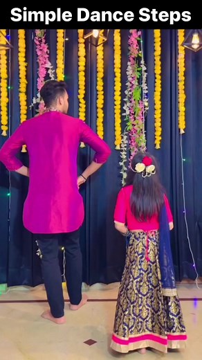 Simple Dance Steps in Traditional Indian Attire