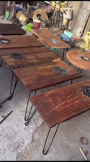 Handmade Wooden Tables | Rustic Wabi-Sabi Furniture Workshop