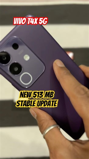 Vivo T4x 5G New 513 MB Software Stable Update Review 📱 || Network Fix + Full Details 🔥