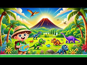 Dinosaur Discovery for Kids: Fun Facts and Animated Adventure with Tommy - Learn About Dinosaurs