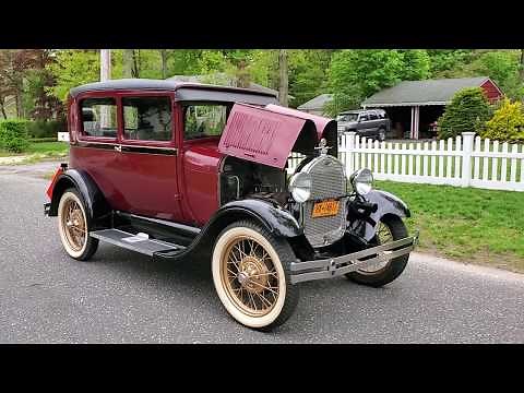 1929 Ford Model A Tudor Sedan For Sale~Very Original Car~Runs and Drives Fantastic!!