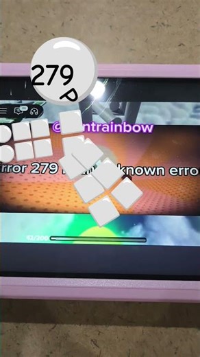 unknown error is scary for me code:279