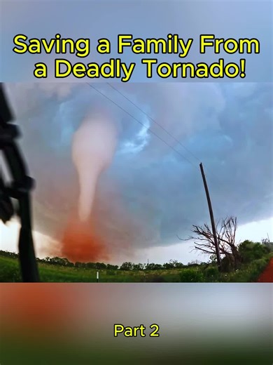 Saving a Family From a Deadly Tornado! #tornado #tornadorescue #storm #extremeweather #naturaldisaster #rescued #survival #dangerousstorm