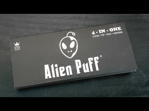 Alien Puff 👽 4 en 1 Papel, Boquilla, Charola y Grinder